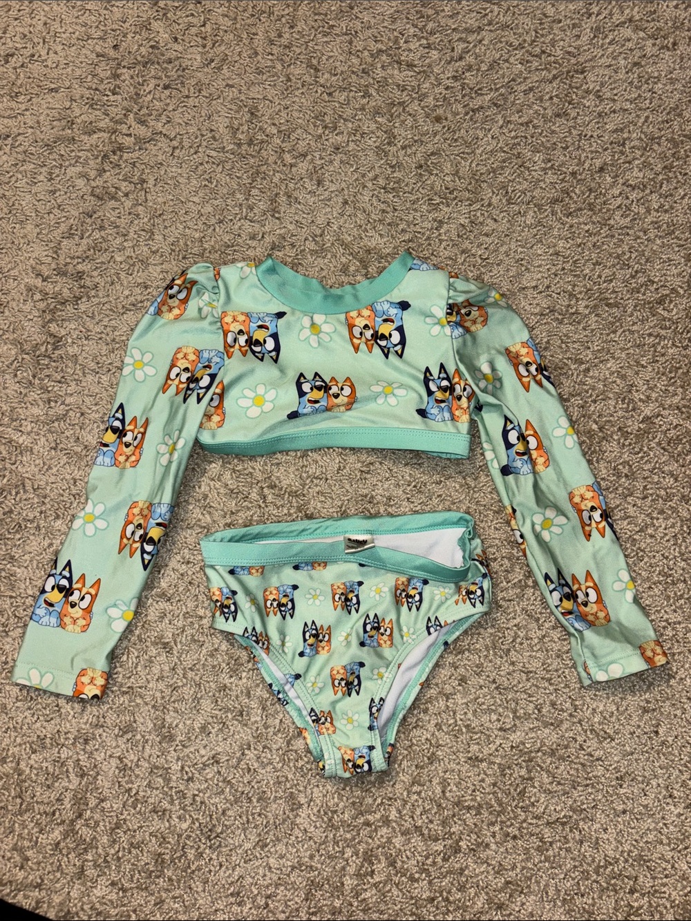 Bluey Girls Two-Piece Swim Set